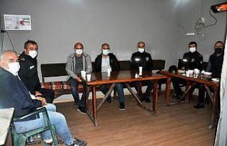 Oral’dan polis kontrol noktalarına ziyaret