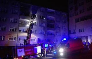 Ordu’da çıkan yangında iki kişi dumandan etkilendi