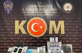 Ordu’da kaçak emtia operasyonları