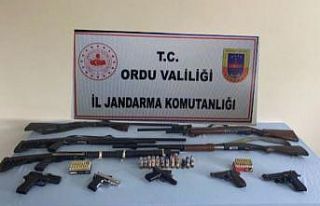 Ordu’da ruhsatsız silah operasyonu