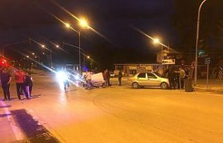 Osmaneli’nde iki otomobil çarpıştı: 1 yaralı