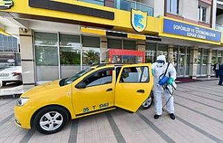 Otobüs, taksi ve dolmuşlara virüs kalkanı