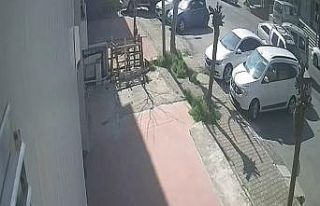 (Özel)- Ataşehir’de ilginç kaza anı kamerada