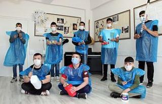 Özel eğitim öğrencileri, çevre bilinci için...