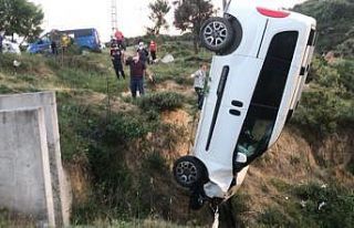 (Özel) Eyüpsultan’da kontrolden çıkan araç...