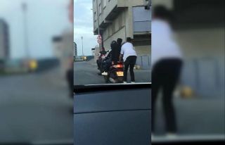 (Özel) Gaziosmanpaşa’da patenli gençlerin tehlikeli...