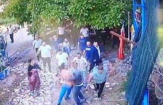 (Özel) “Ne bakıyorsun” tartışması taşlı...