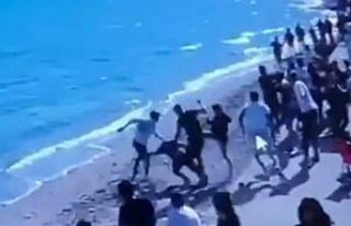 (Özel) Sahilde doğum günü kutlamasında kan aktı