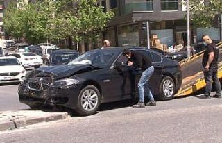 (Özel) Sancaktepe’de lüks aracın aşırı hız...