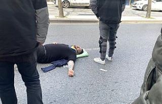 (Özel) Şişli’de otobüsün sıkıştırdığı...