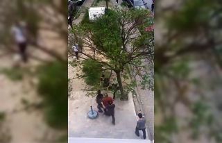 (Özel) Yabancı uyruklu iki grup arasında bıçaklı...