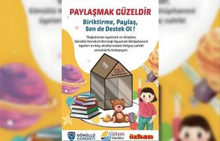 Özhan Marketler zincirinden kitap ve oyuncak bağışı...
