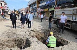 Özlü ve Keşir çalışmaları yerinde inceledi