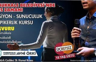 Pamukkale Belediyesinde 5 dalda yeni kursların kayıtları...