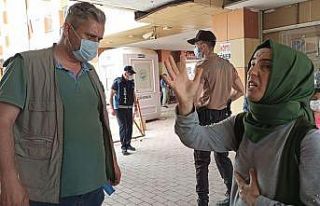 Pazaryerine maskesiz girmeye çalıştı, "Bu...