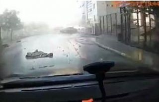 Pendik’te metro inşaatındaki patlama araç kamerasına...