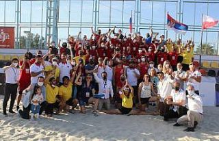 Plaj voleybolunda şampiyon Türkiye