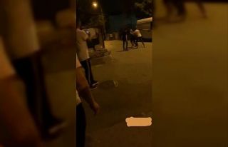 Polis kavgaya karışanları havaya ateş açarak...