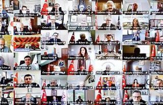 Rektör Türkmen, çevrim içi düzenlenen ‘Engelsiz...