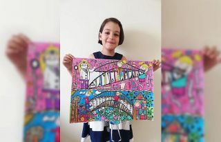Resim yarışmasında dereceye girenler ödüllendirildi