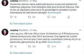 Restoran sahibi Yemeksepeti komisyonlarına isyan...