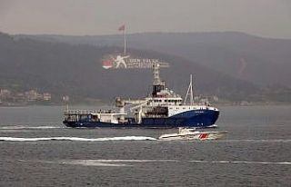 Rus askeri römorkörü ‘Sergey Balk’ Çanakkale...