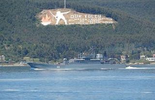 Rus savaş gemisi ‘Alexander Otrakovsky’ Çanakkale...