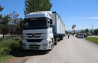 Sahte plakalı tır uygulama noktasında yakalandı