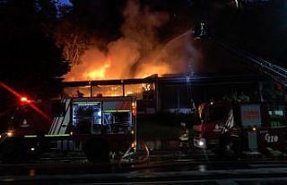 Salacak’ta kafeyi alevler sardı