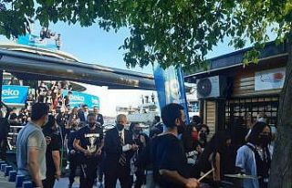 Şampiyon Beşiktaş stada geldi