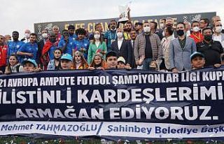 Şampiyonların Cumhurbaşkanı Erdoğan ile görüşmesindeki...