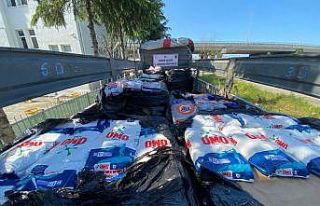 Samsun’da 11 ton faturasız taklit temizlik malzemesi...