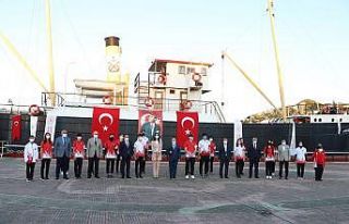 Samsun’da 19.19’da Bandırma Vapuru’nda İstiklal...