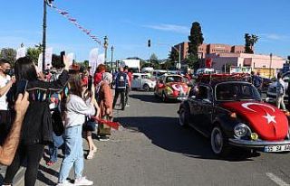 Samsun’da ’19 Mayıs’a özel vosvos konvoyu’