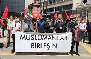 Samsun’da Filistin’e destek eylemi