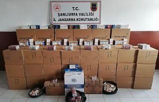 Şanlıurfa’da kaçak puro ve makaron operasyonu
