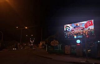 Şanlıurfa’daki bilboardlardan Kudüs’e destek