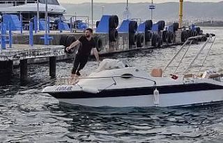 Satacakları yatta son kez yaptıkları kutlama olaylı...