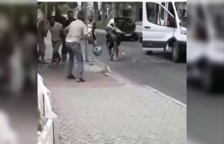 Şehir merkezinde piknik tüplü meydan muharebesi...