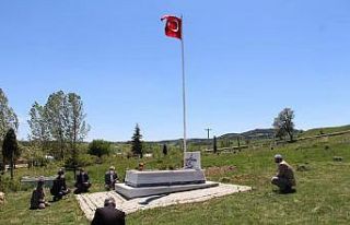 Şehit mezarları ziyaret edildi