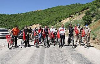 Şemdinli’de bisiklet turu