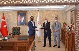 SGK heyetinden Kaymakam Çelik’e ziyaret