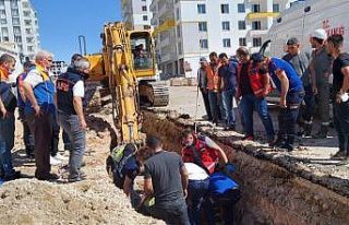 Siirt’te altyapı çalışmasında göçük: 1 işçi...