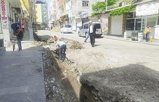 Silvan’da doğal gaz çalışmaları devam ediyor