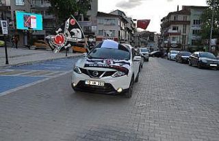 Simav’da Beşiktaşlı taraftarların şampiyonluk...