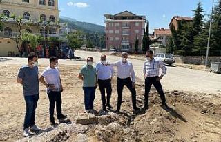 Simav’ın caddeleri şantiyeye döndü