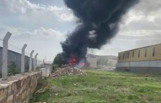 Sivas’ta OSB’de korkutan yangın