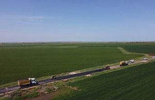 Siverek’te yol çalışmaları tamamlanıyor