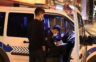 Sokağa çıkma kısıtlamasına uymayan 365 kişiye...