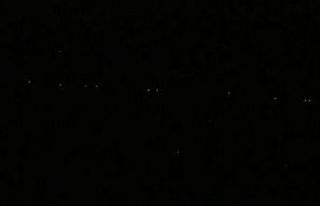 Starlink uyduları Sivas semalarında görüntülendi